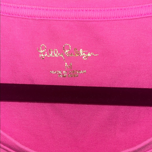 Lilly Pulitzer Fuchsia Short Sleeve Tee - Picture 5 of 6